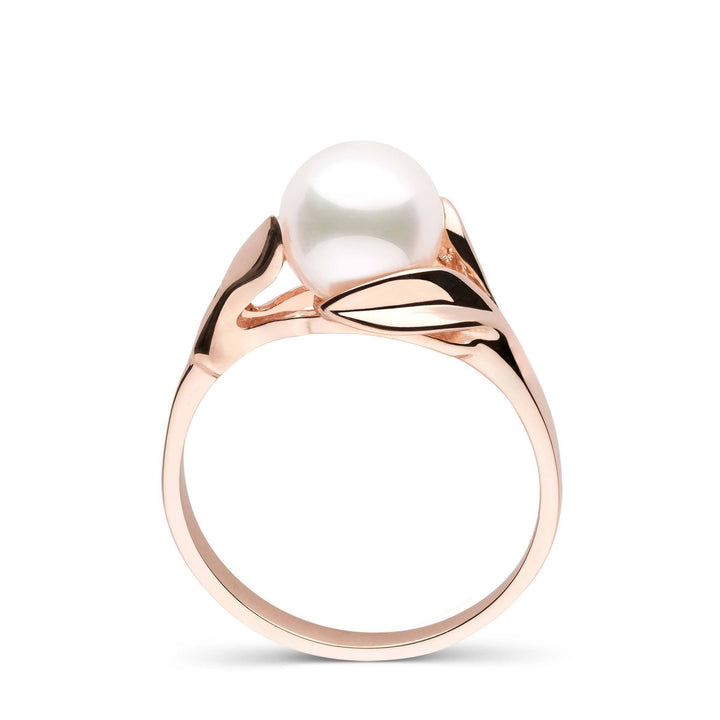 Blossom Collection Akoya Pearl Ring rose gold front