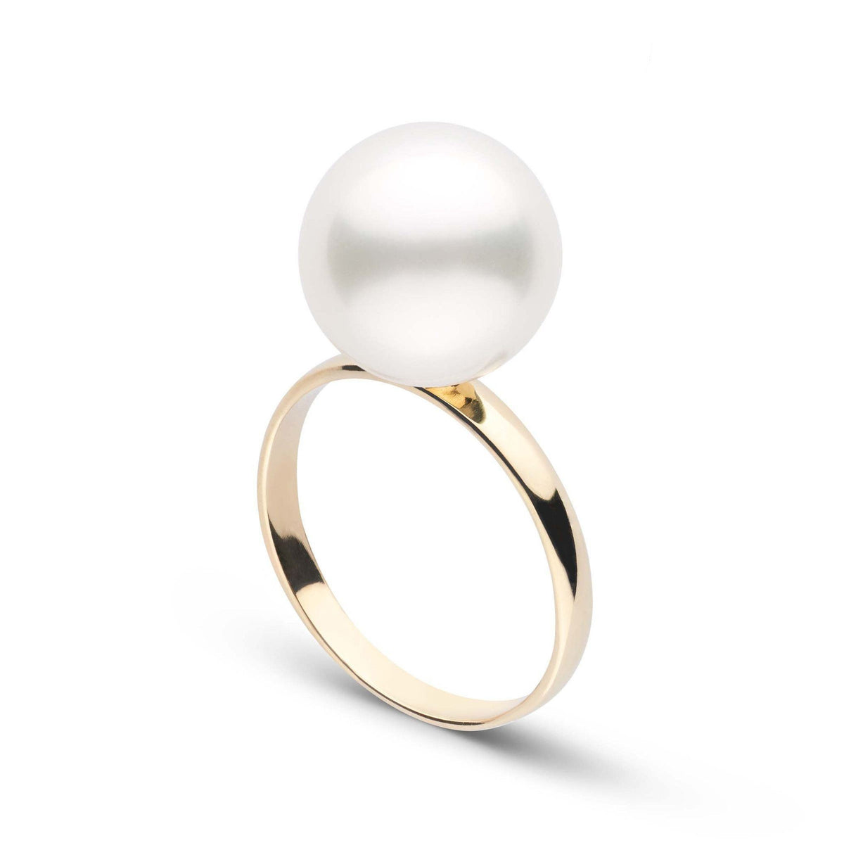 Classic Collection 11.0-12.0 mm White South Sea Pearl Ring yg