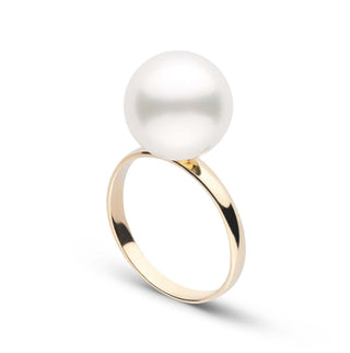 Classic Collection 11.0-12.0 mm White South Sea Pearl Ring yg