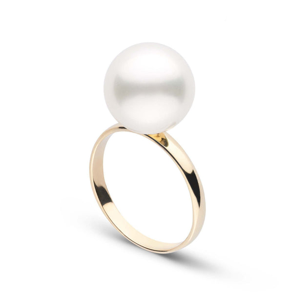 Classic Collection 11.0-12.0 mm White South Sea Pearl Ring yg
