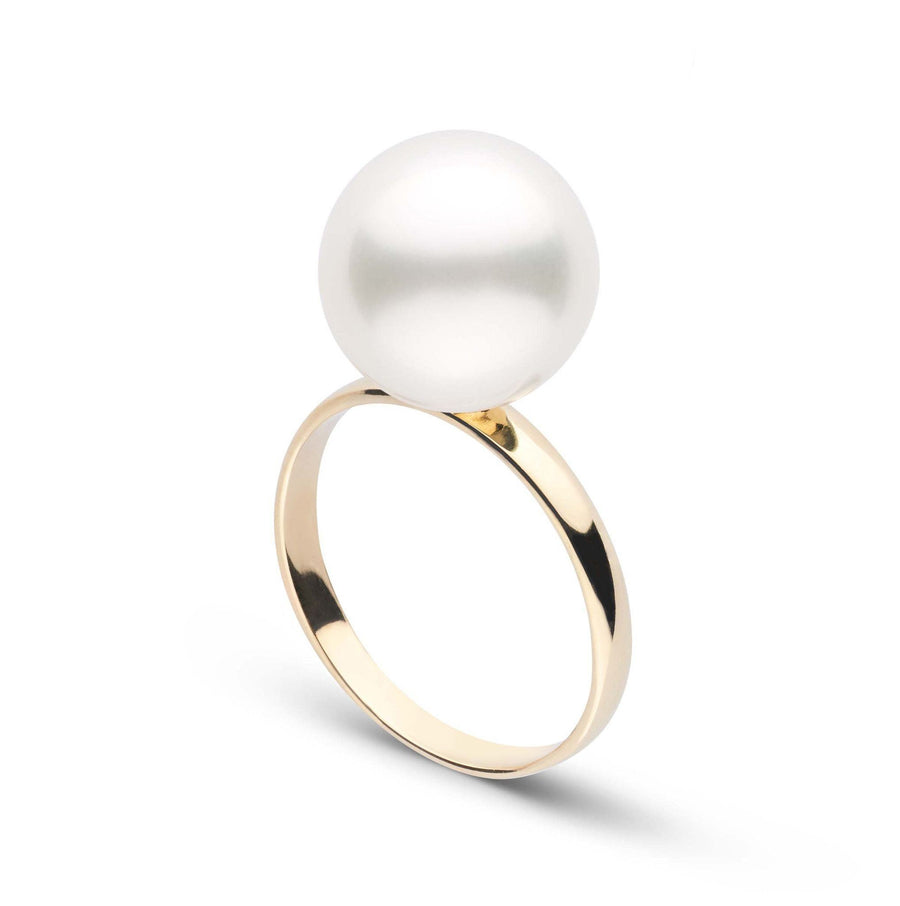 Classic Collection 11.0-12.0 mm White South Sea Pearl Ring yg