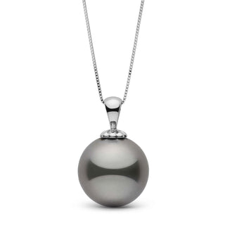Classic Collection 12.0-13.0 mm Tahitian Pearl Pendant white gold