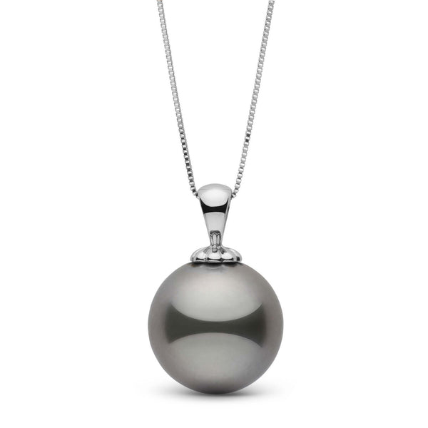 Classic Collection 12.0-13.0 mm Tahitian Pearl Pendant white gold