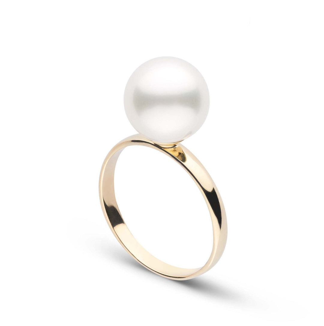 Classic Collection 9.0-10.0 mm White South Sea Pearl Ring