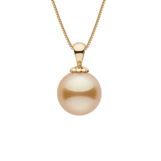 Classic Collection Golden 11.0-12.0 mm South Sea Pearl Pendant yg