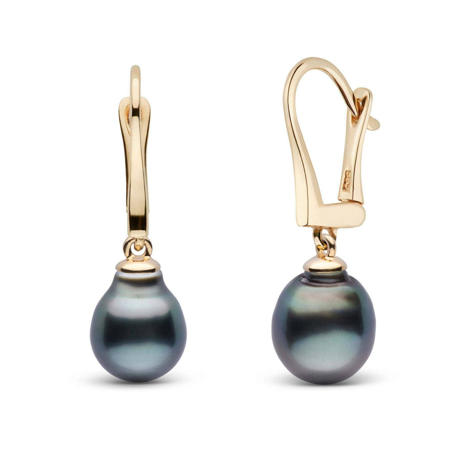 Classic Collection Tahitian Baroque 8.0-9.0 mm Pearl Dangle Earrings yg