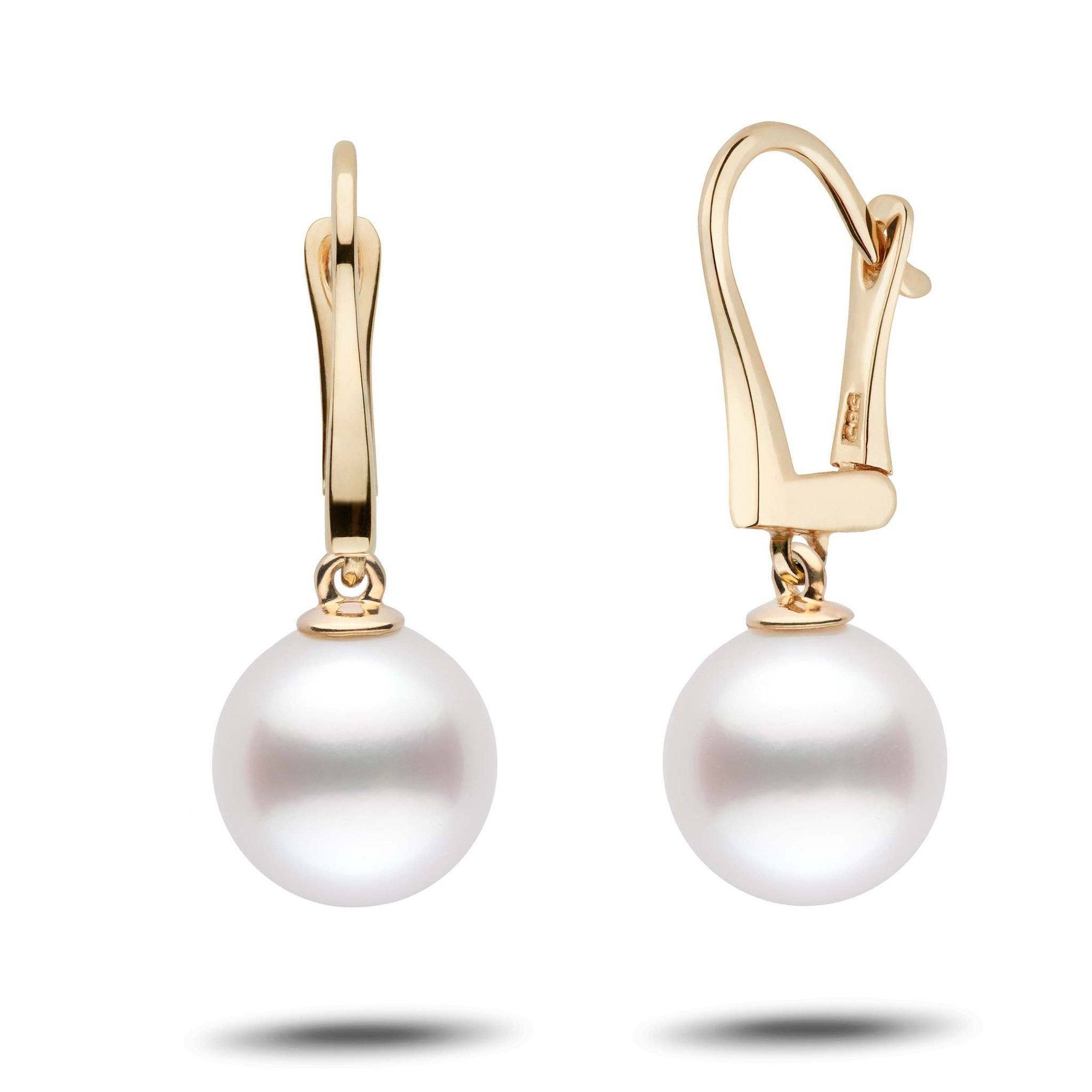 Classic Collection White South Sea 10.0-11.0 mm Pearl Dangle Earrings