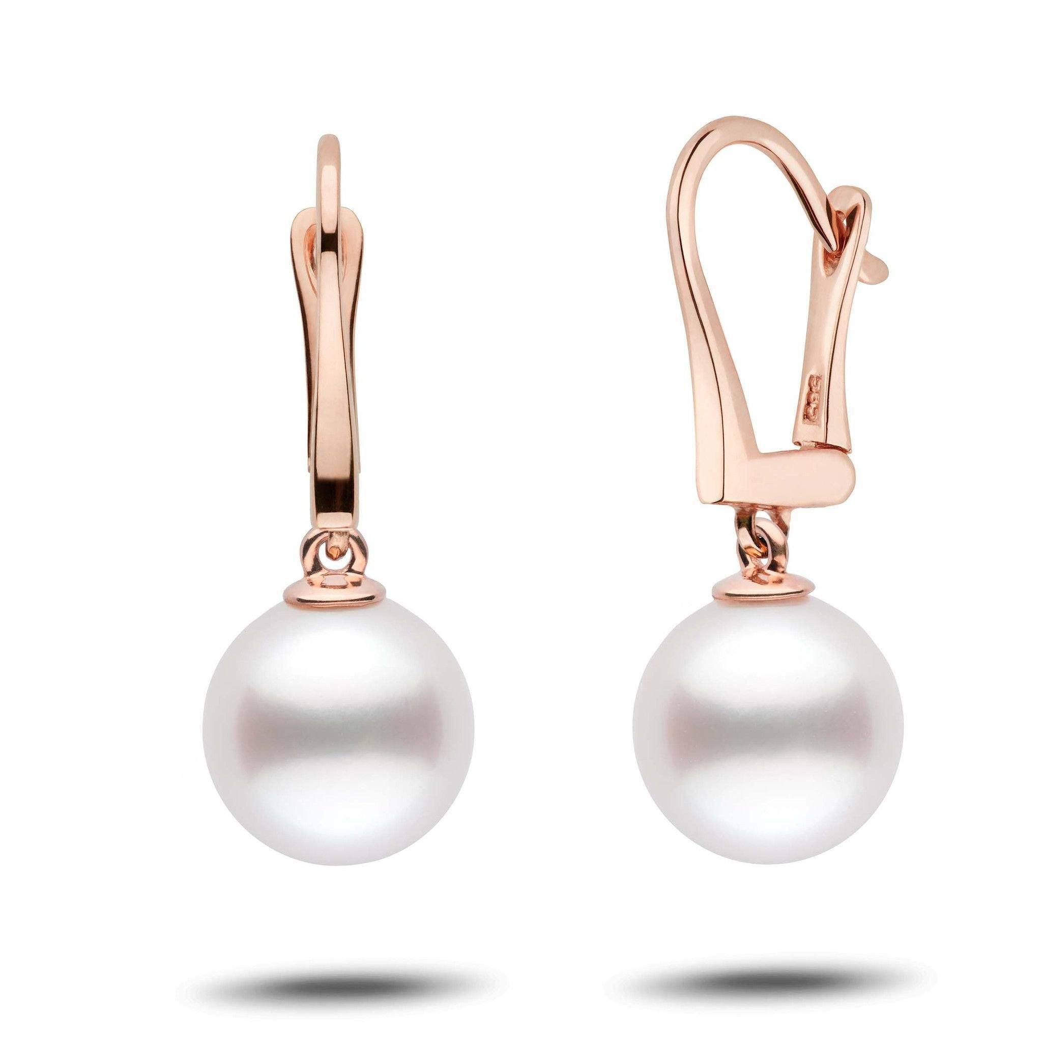 Classic Collection White South Sea 10.0-11.0 mm Pearl Dangle Earrings