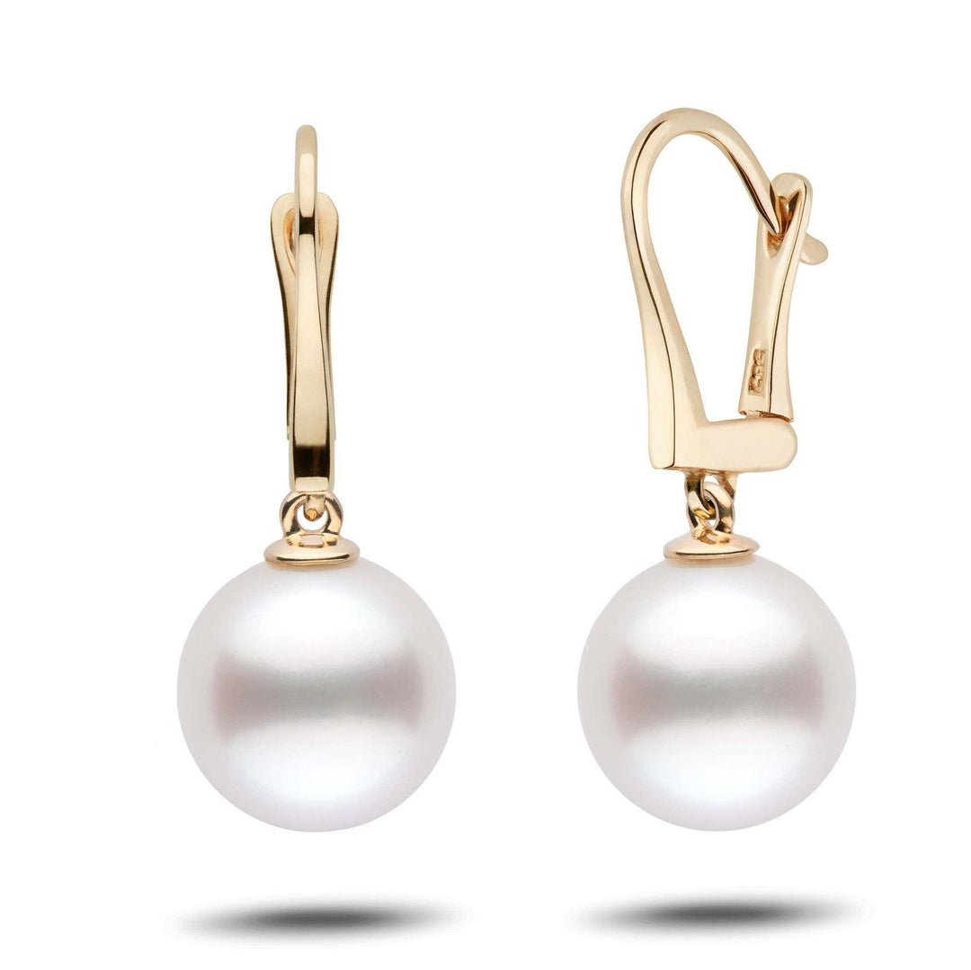Classic Collection White South Sea 11.0-12.0 mm Pearl Dangle Earrings