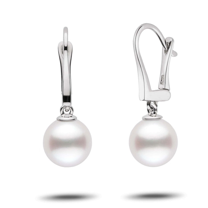 Classic Collection White South Sea 9.0-10.0 mm Pearl Dangle Earrings