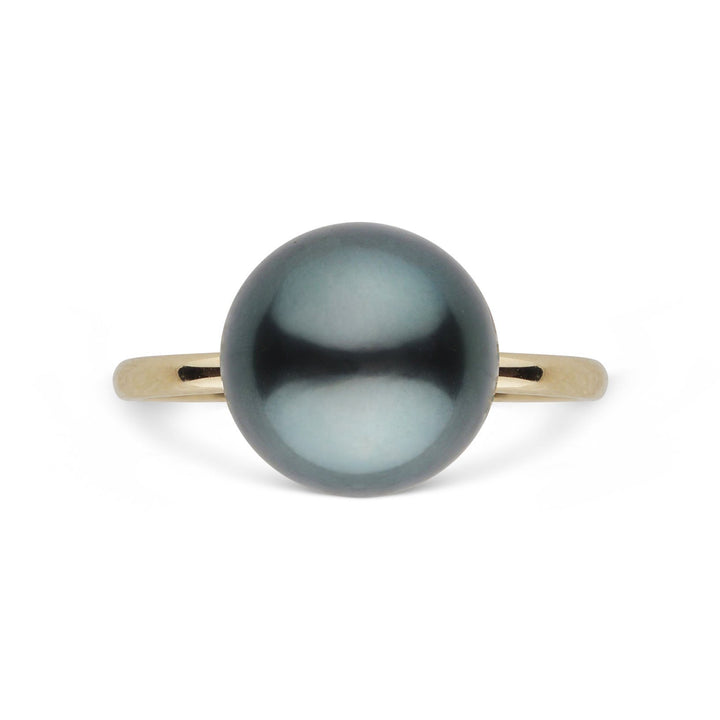 Demure Classic Collection 9.0-10.0 mm Tahitian Pearl Ring