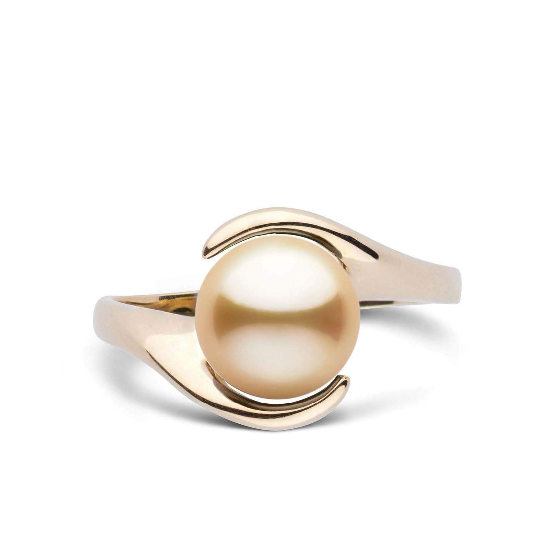 Embrace Collection 9.0-10.0 mm Golden South Sea Pearl Ring
