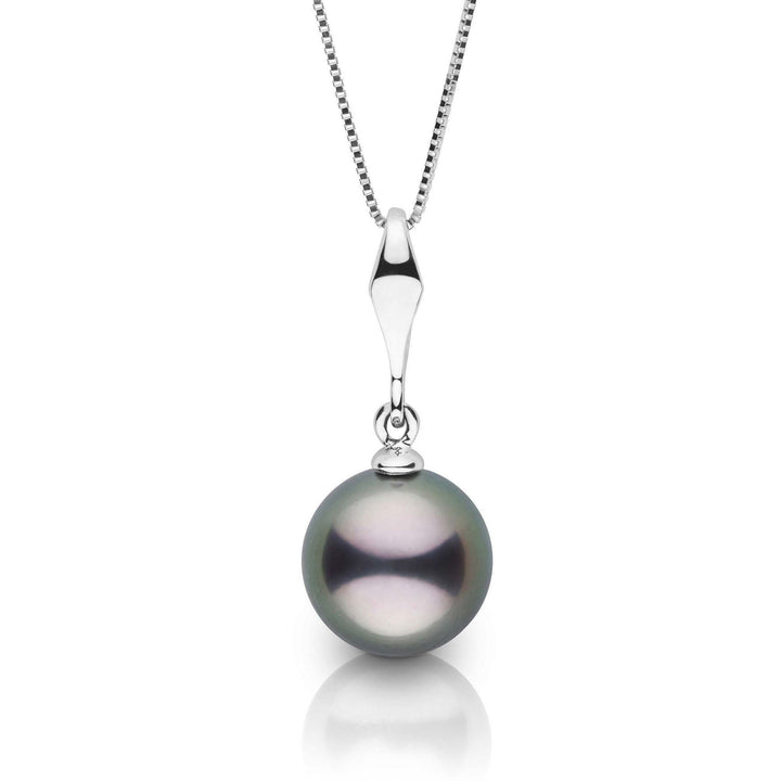 Essential Collection 9.0-10.0 mm Tahitian Pearl Pendant White Gold