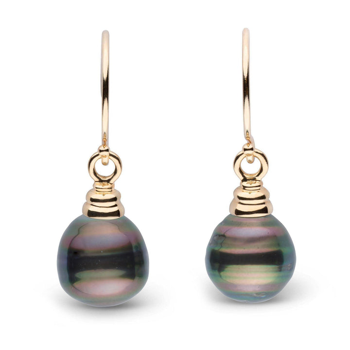 Honey Collection Tahitian Baroque 9.0-10.0 mm Pearl Earrings