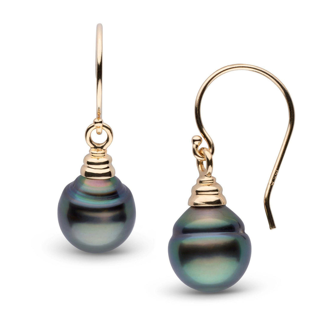 Honey Collection Tahitian Baroque 8.0-9.0 mm Pearl Earrings