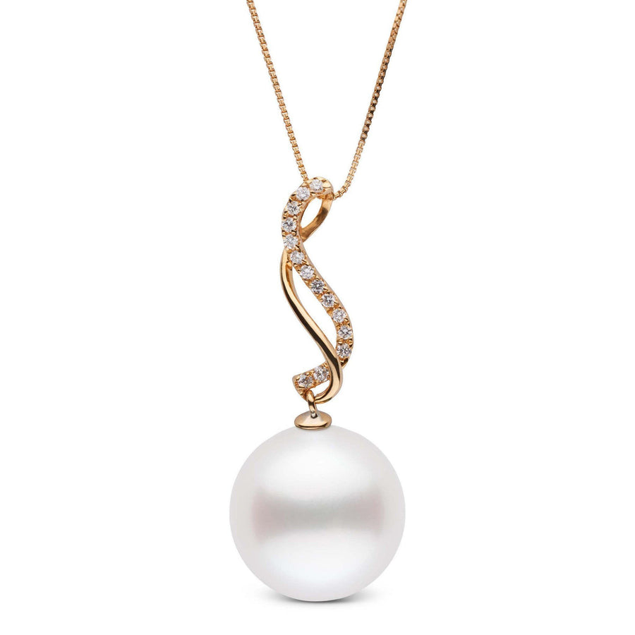 Wanderlust Collection 12.0-13.0 mm White South Sea Pearl & Diamond Pendant