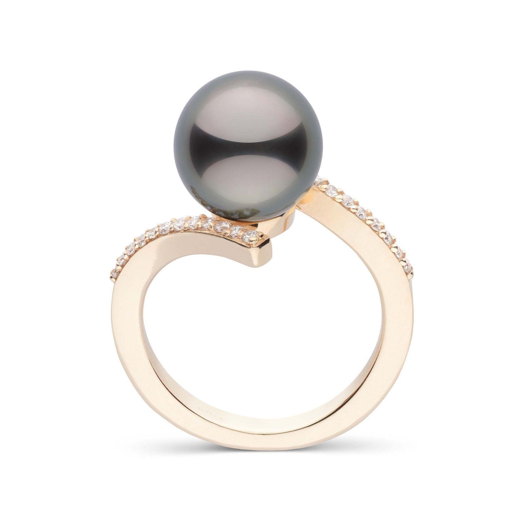 Karma Collection Tahitian Pearl and Diamond Ring – Pearl Paradise