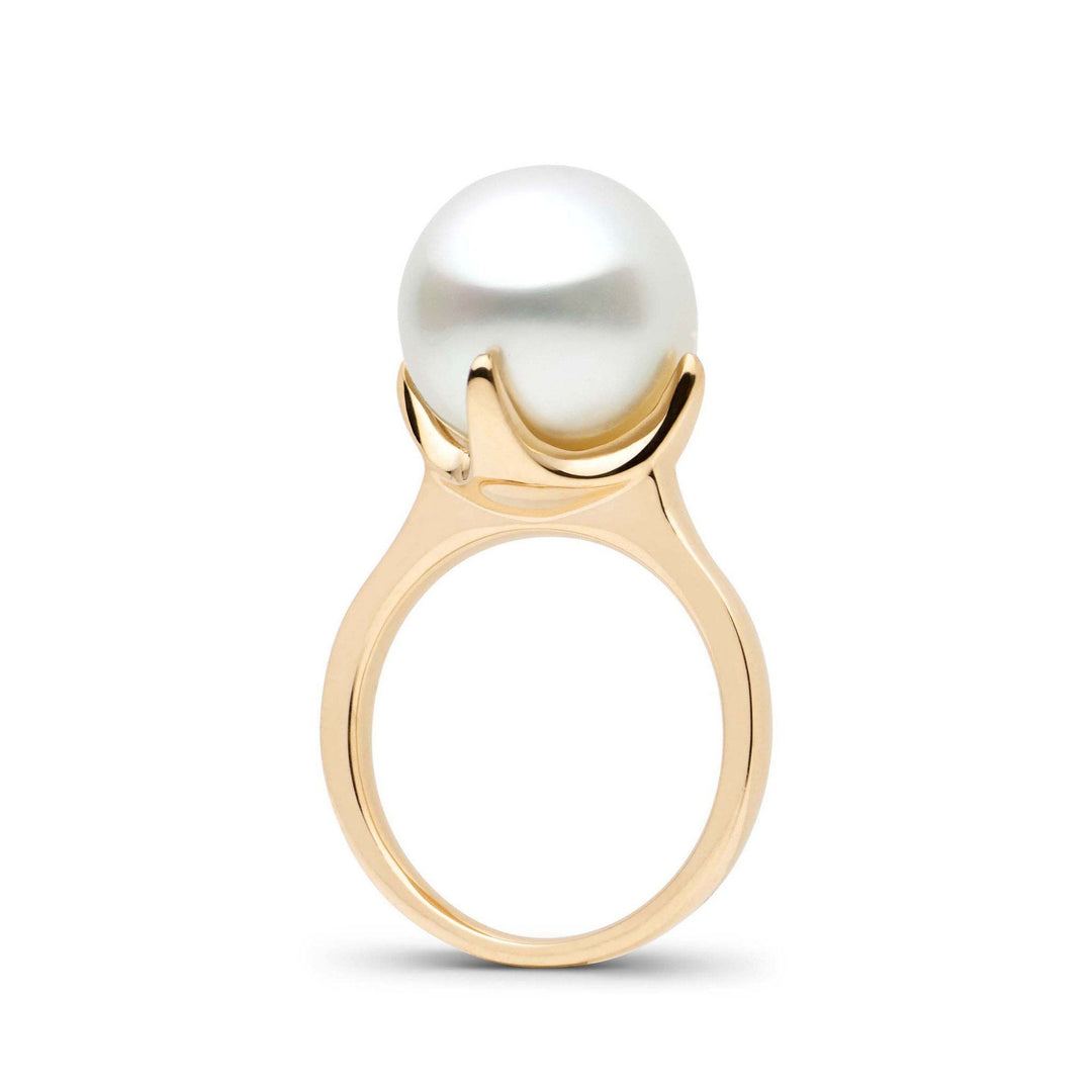 Oracle Collection 11.0-12.0 mm White South Sea Pearl Ring