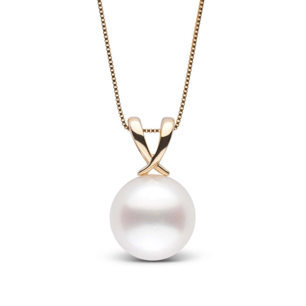 Ribbon Collection 11.0-12.0 mm White South Sea Pearl Pendant yg