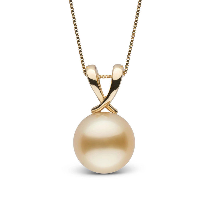 Ribbon Collection Golden 10.0-11.0 mm South Sea Pearl Pendant