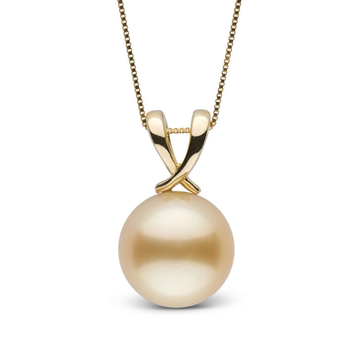 Ribbon Collection Golden 11.0-12.0 mm South Sea Pearl Pendant
