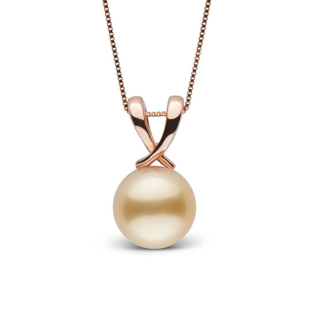 Ribbon Collection Golden 9.0-10.0 mm South Sea Pearl Pendant