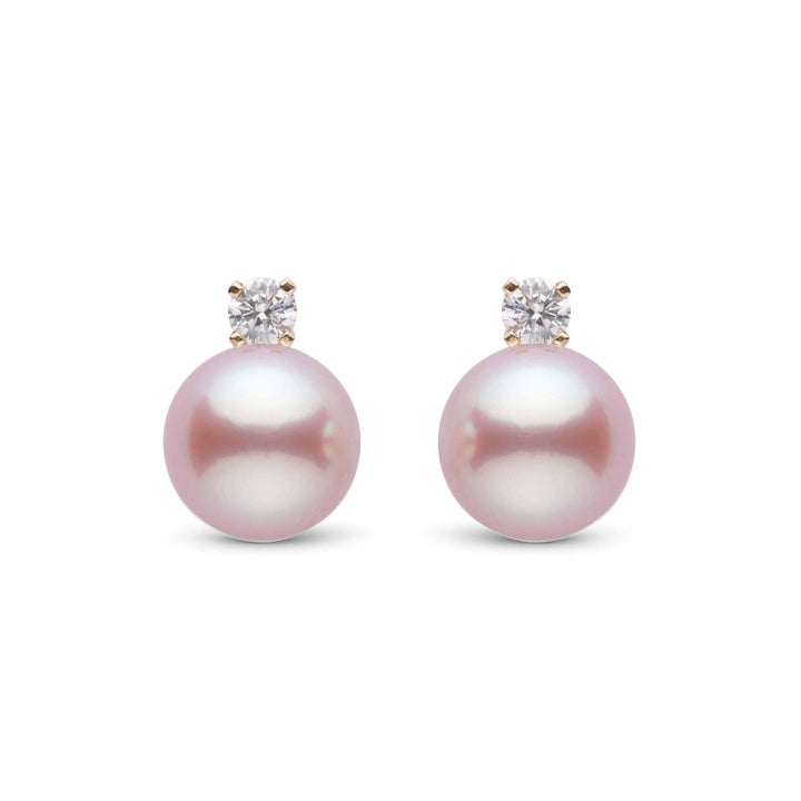 Starlight Collection 6.5-7.0 mm Lavender Freshadama Pearl Earrings