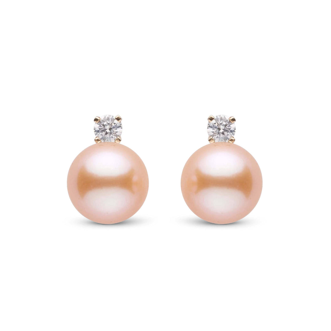 Starlight Collection 6.5-7.0 mm Pink Freshadama Pearl Earrings