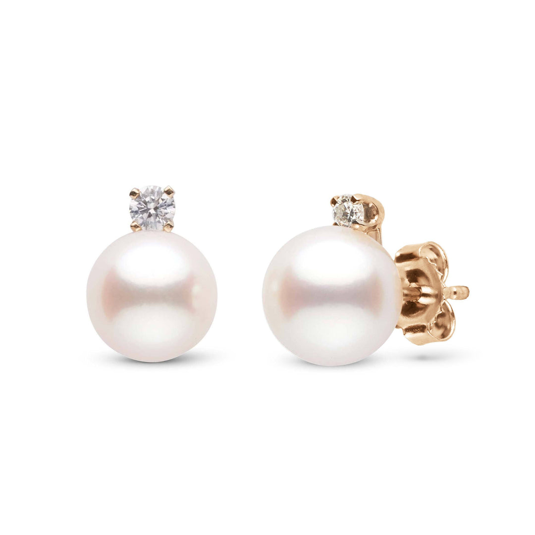 Starlight Collection 6.5-7.0 mm White Freshadama Pearl Earrings