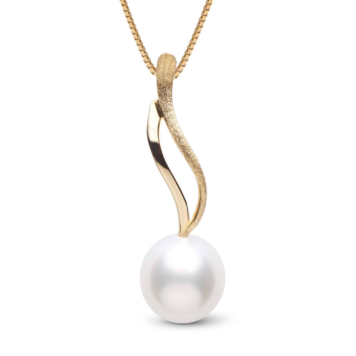 Wisp Collection 10.0-11.0 mm Drop White South Sea Pearl Pendant yg