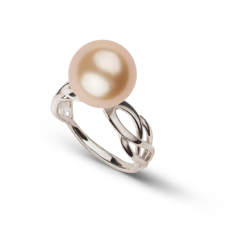 Wisp Collection 11.0-12.0 mm Golden South Sea Pearl Ring